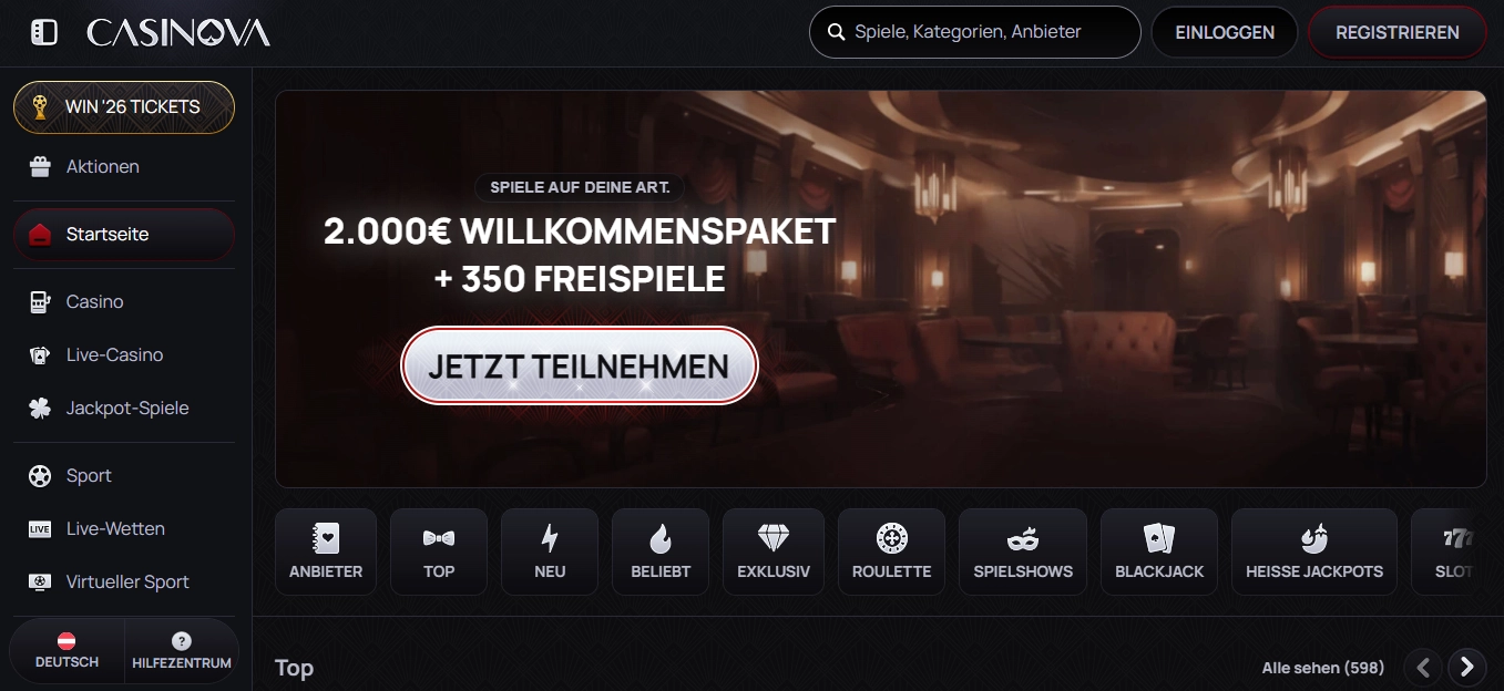 Casinova Casino Austria